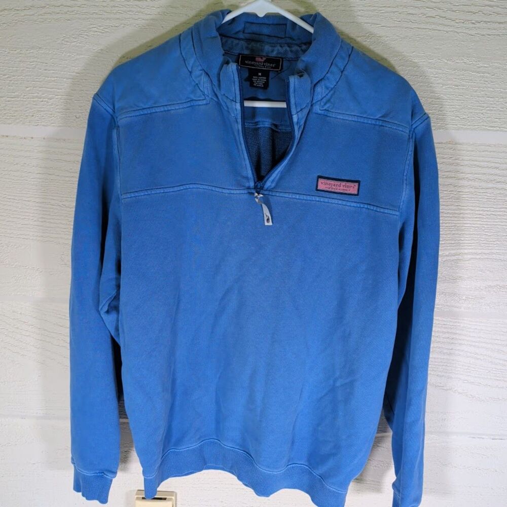 M Vineyard Vines "Shep Shirt" 1/4 zip sweater
